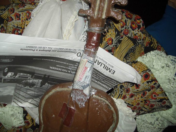 Personaggio 8 durante il restauro